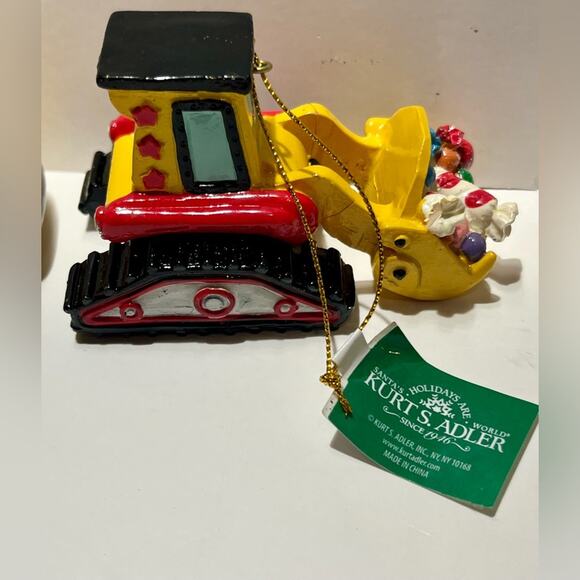 Kurt Alder Candy Filled Construction Vehicle ornaments - Picture 4 of 12